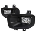 Spec-D Tuning 15-16 Ford F150 Clear Fog Lights Without Wiring Kit, LF-F15015COEM-DL LF-F15015COEM-DL